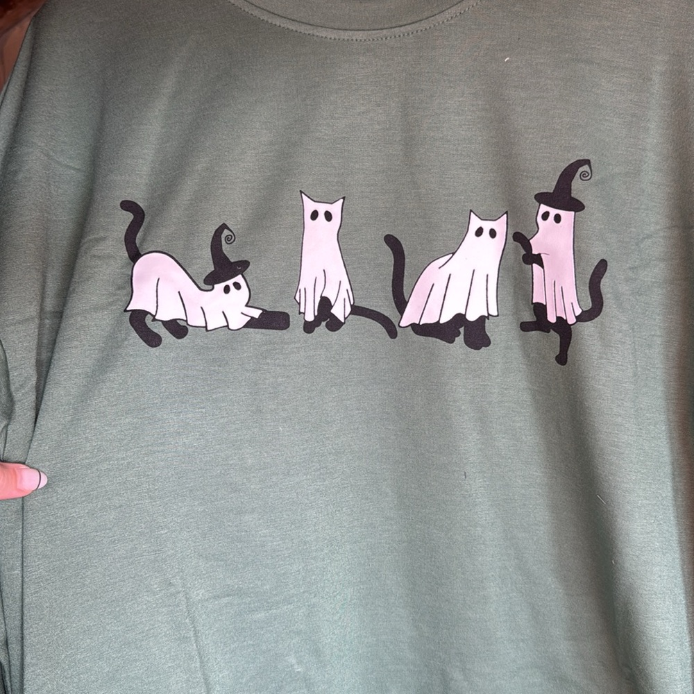Ghost ๐ป ๐โโฌ Cat Pullover - Picture 6 of 8